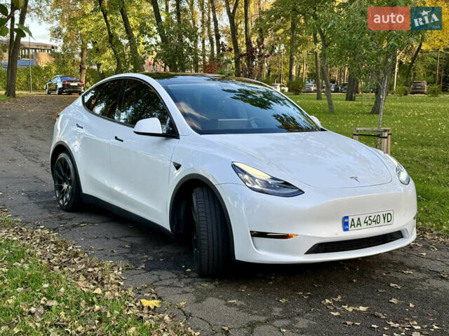 Белый Тесла Model Y, объемом двигателя 0 л и пробегом 99 тыс. км за 25499 $, фото 1 на Automoto.ua