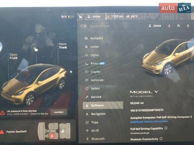 Белый Тесла Model Y, объемом двигателя 0 л и пробегом 105 тыс. км за 9600 $, фото 8 на Automoto.ua