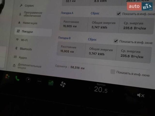 Белый Тесла Model Y, объемом двигателя 0 л и пробегом 58 тыс. км за 26999 $, фото 23 на Automoto.ua