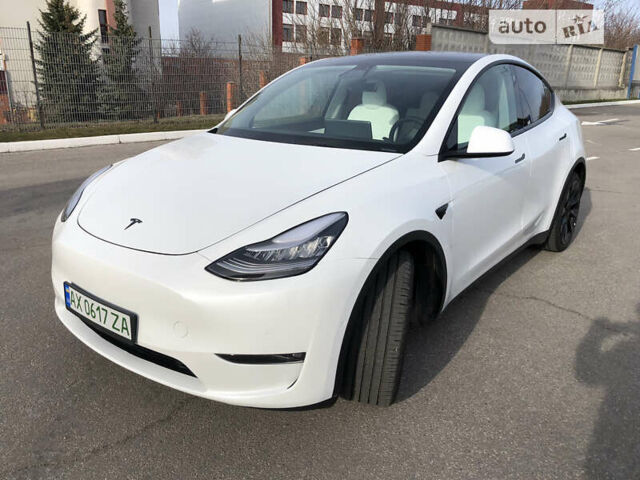 Білий Тесла Model Y, об'ємом двигуна 0 л та пробігом 44 тис. км за 38000 $, фото 14 на Automoto.ua