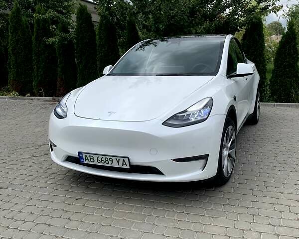 Белый Тесла Model Y, объемом двигателя 0 л и пробегом 40 тыс. км за 28600 $, фото 5 на Automoto.ua