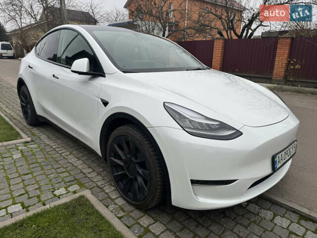 Белый Тесла Model Y, объемом двигателя 0 л и пробегом 47 тыс. км за 29500 $, фото 6 на Automoto.ua
