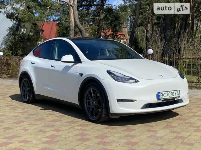 Білий Тесла Model Y, об'ємом двигуна 0 л та пробігом 80 тис. км за 34900 $, фото 19 на Automoto.ua