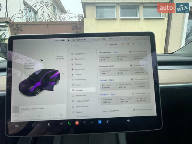 Белый Тесла Model Y, объемом двигателя 0 л и пробегом 83 тыс. км за 28000 $, фото 2 на Automoto.ua