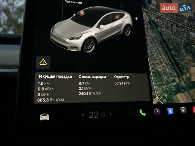Белый Тесла Model Y, объемом двигателя 0 л и пробегом 57 тыс. км за 30000 $, фото 22 на Automoto.ua