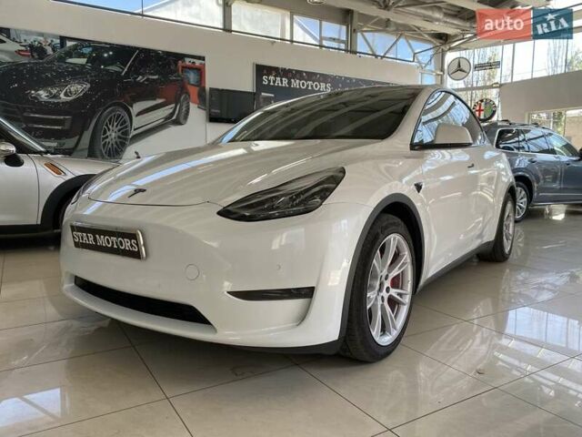 Тесла Model Y 2021 в Одессе на Automoto.ua Белый Тесла Model Y, объемом двигателя 0 л и пробегом 58 тыс. км за 26300 $, фото 1 на Automoto.ua