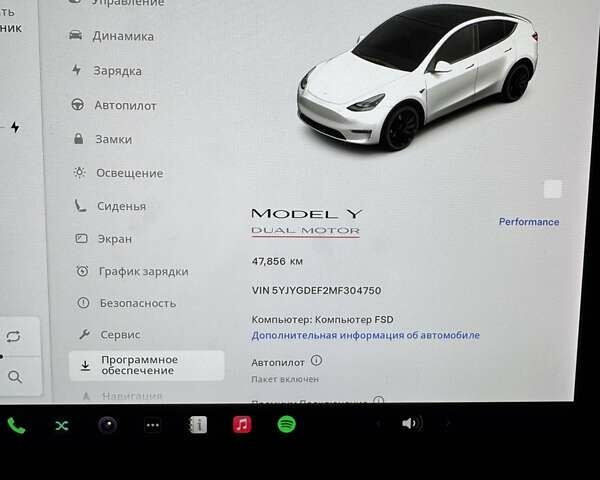 Белый Тесла Model Y, объемом двигателя 0 л и пробегом 47 тыс. км за 26000 $, фото 16 на Automoto.ua