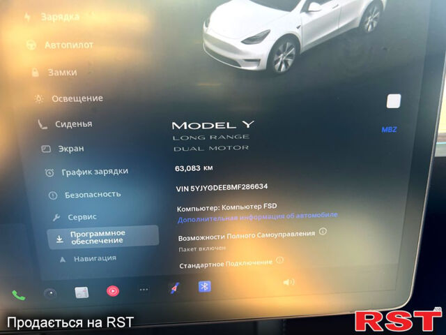Белый Тесла Model Y, объемом двигателя 0 л и пробегом 63 тыс. км за 26500 $, фото 10 на Automoto.ua