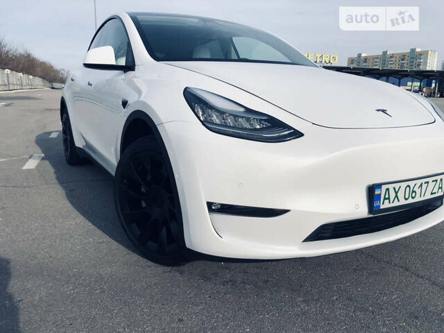 Білий Тесла Model Y, об'ємом двигуна 0 л та пробігом 44 тис. км за 38000 $, фото 3 на Automoto.ua