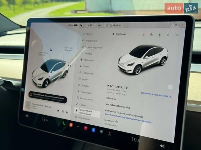 Белый Тесла Model Y, объемом двигателя 0 л и пробегом 38 тыс. км за 31000 $, фото 12 на Automoto.ua