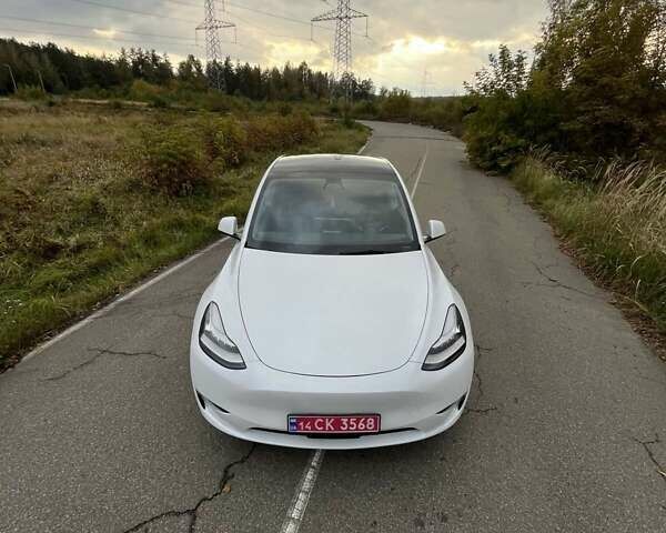 Белый Тесла Model Y, объемом двигателя 0 л и пробегом 87 тыс. км за 25100 $, фото 6 на Automoto.ua