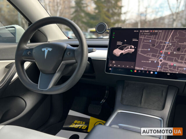Белый Тесла Model Y, объемом двигателя 82 л и пробегом 78 тыс. км за 26900 $, фото 13 на Automoto.ua