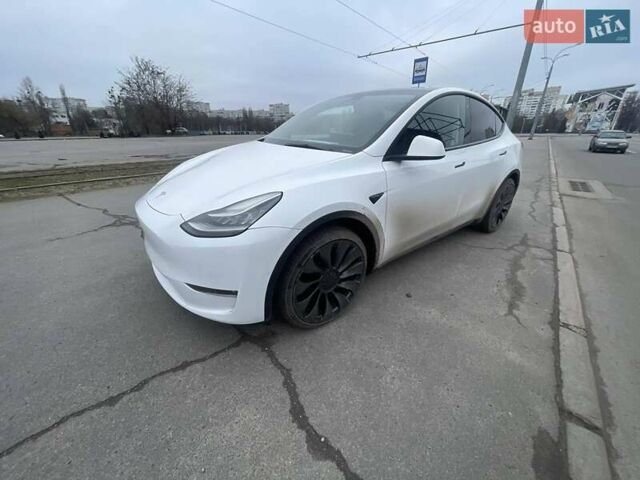 Білий Тесла Model Y, об'ємом двигуна 0 л та пробігом 49 тис. км за 26900 $, фото 11 на Automoto.ua