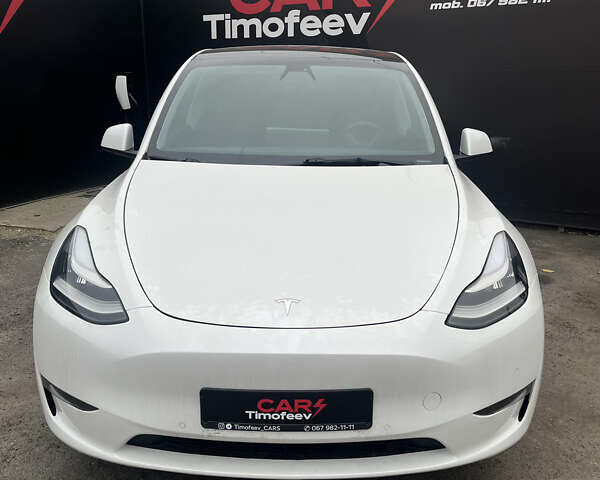 Білий Тесла Model Y, об'ємом двигуна 0 л та пробігом 56 тис. км за 25000 $, фото 1 на Automoto.ua