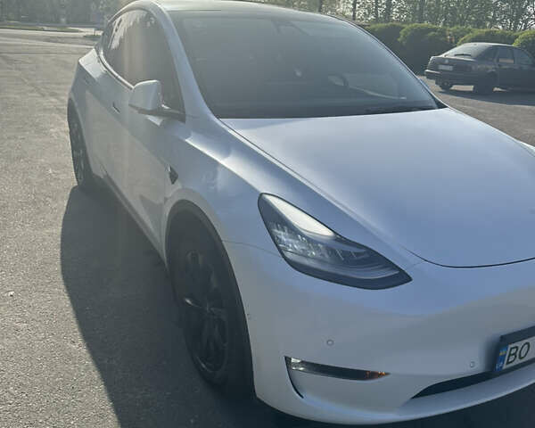 Белый Тесла Model Y, объемом двигателя 0 л и пробегом 46 тыс. км за 33700 $, фото 2 на Automoto.ua