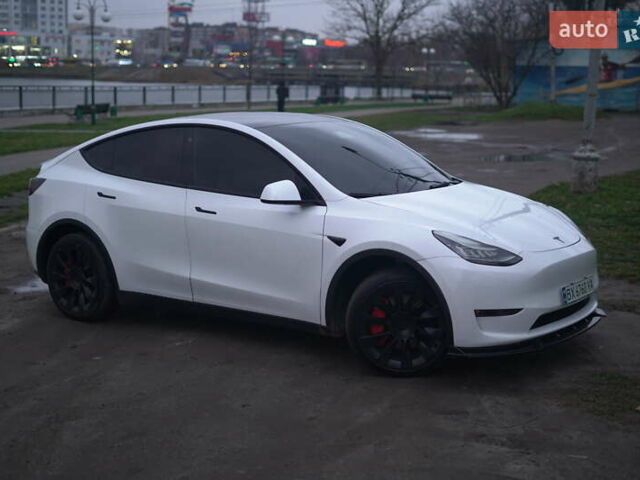 Білий Тесла Model Y, об'ємом двигуна 0 л та пробігом 66 тис. км за 23500 $, фото 43 на Automoto.ua