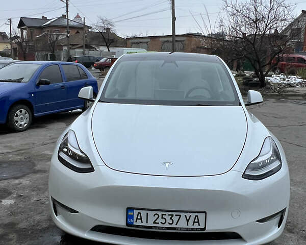 Білий Тесла Model Y, об'ємом двигуна 0 л та пробігом 13 тис. км за 37000 $, фото 8 на Automoto.ua