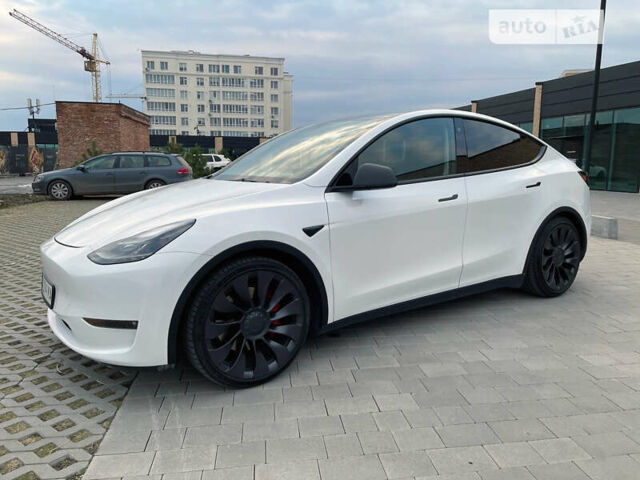 Білий Тесла Model Y, об'ємом двигуна 0 л та пробігом 68 тис. км за 33455 $, фото 8 на Automoto.ua