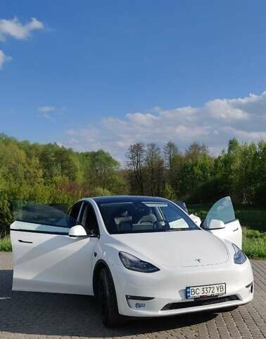 Белый Тесла Model Y, объемом двигателя 0 л и пробегом 41 тыс. км за 36500 $, фото 8 на Automoto.ua