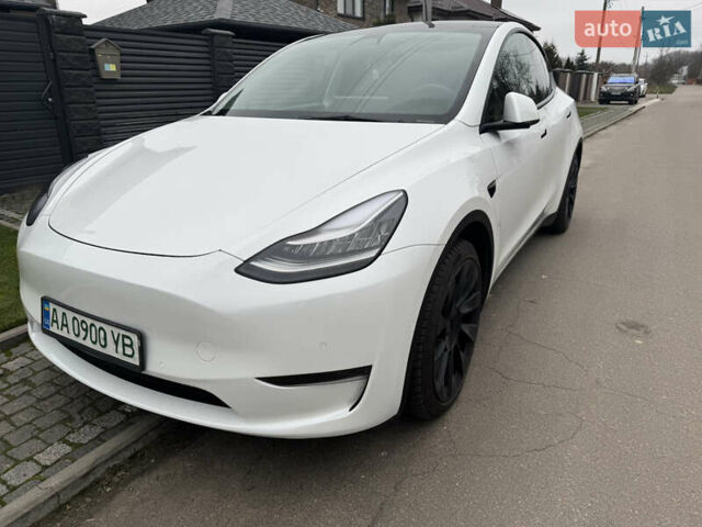 Белый Тесла Model Y, объемом двигателя 0 л и пробегом 47 тыс. км за 29500 $, фото 7 на Automoto.ua