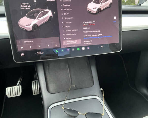 Белый Тесла Model Y, объемом двигателя 0 л и пробегом 75 тыс. км за 26500 $, фото 7 на Automoto.ua