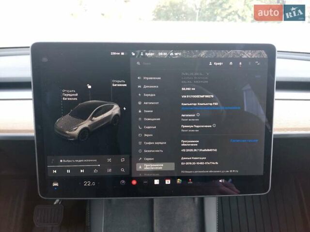 Белый Тесла Model Y, объемом двигателя 0 л и пробегом 58 тыс. км за 23400 $, фото 14 на Automoto.ua