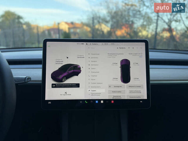 Тесла Model Y 2021 в Хмельницком на Automoto.ua Белый Тесла Model Y, объемом двигателя 0 л и пробегом 83 тыс. км за 25499 $, фото 76 на Automoto.ua