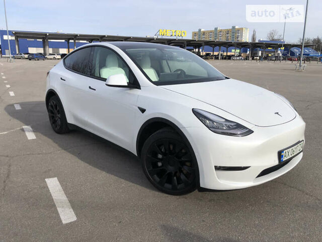 Білий Тесла Model Y, об'ємом двигуна 0 л та пробігом 44 тис. км за 38000 $, фото 13 на Automoto.ua