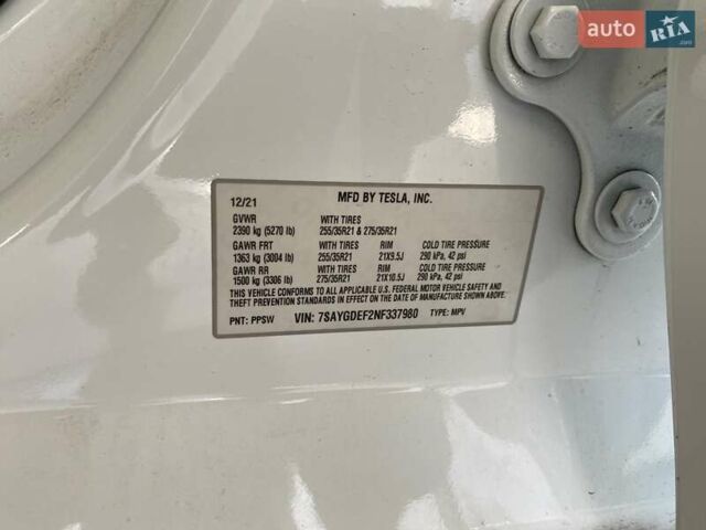 Тесла Model Y 2021 в Одессе на Automoto.ua Белый Тесла Model Y, объемом двигателя 0 л и пробегом 58 тыс. км за 26300 $, фото 46 на Automoto.ua