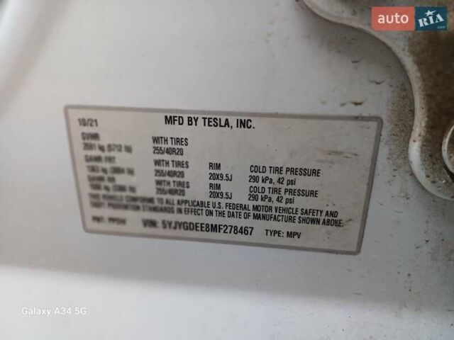 Белый Тесла Model Y, объемом двигателя 0 л и пробегом 67 тыс. км за 23000 $, фото 14 на Automoto.ua