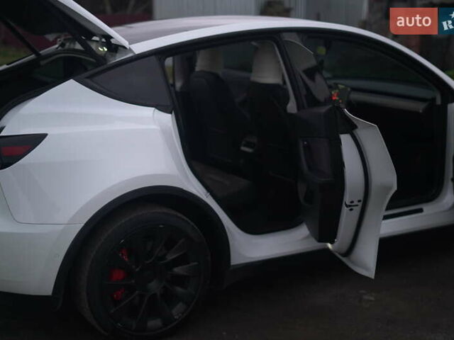 Білий Тесла Model Y, об'ємом двигуна 0 л та пробігом 66 тис. км за 23500 $, фото 55 на Automoto.ua
