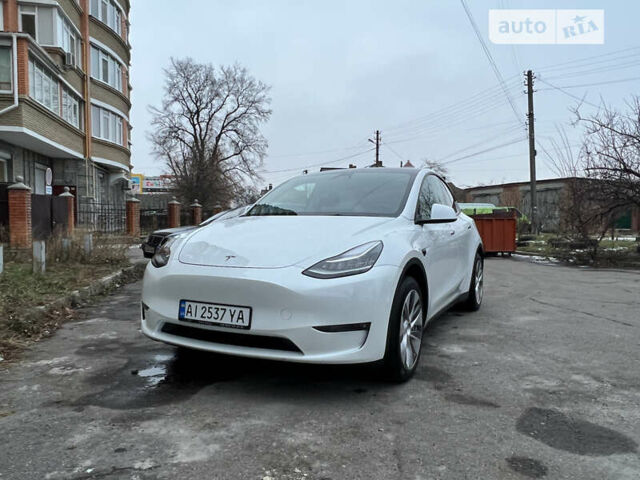 Білий Тесла Model Y, об'ємом двигуна 0 л та пробігом 13 тис. км за 37000 $, фото 1 на Automoto.ua