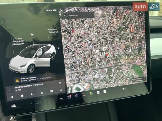 Білий Тесла Model Y, об'ємом двигуна 0 л та пробігом 76 тис. км за 20800 $, фото 11 на Automoto.ua