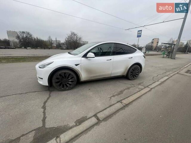 Білий Тесла Model Y, об'ємом двигуна 0 л та пробігом 49 тис. км за 26900 $, фото 16 на Automoto.ua