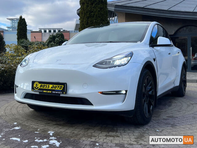 Белый Тесла Model Y, объемом двигателя 82 л и пробегом 78 тыс. км за 26900 $, фото 2 на Automoto.ua