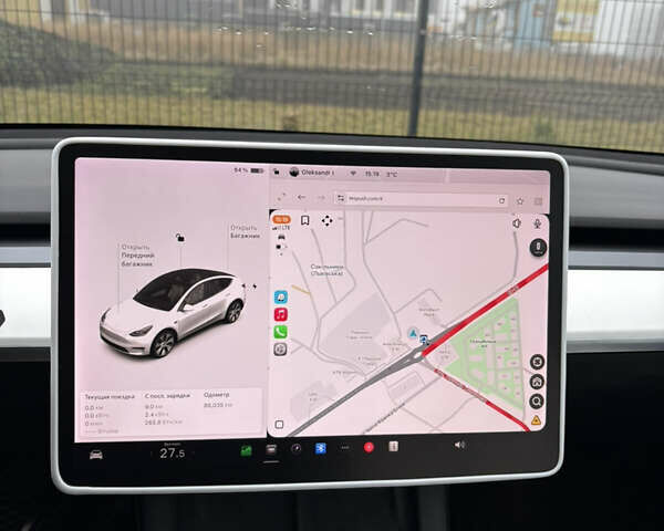 Белый Тесла Model Y, объемом двигателя 0 л и пробегом 88 тыс. км за 27500 $, фото 18 на Automoto.ua