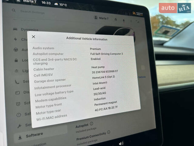 Белый Тесла Model Y, объемом двигателя 0 л и пробегом 66 тыс. км за 26000 $, фото 12 на Automoto.ua