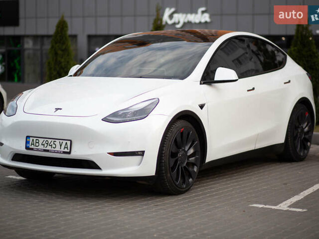 Белый Тесла Model Y, объемом двигателя 0 л и пробегом 55 тыс. км за 33000 $, фото 7 на Automoto.ua