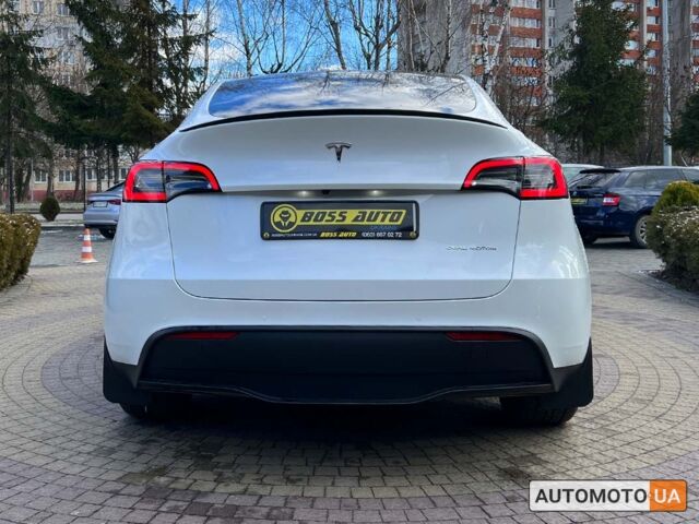 Белый Тесла Model Y, объемом двигателя 82 л и пробегом 78 тыс. км за 26900 $, фото 5 на Automoto.ua