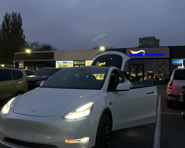 Білий Тесла Model Y, об'ємом двигуна 0 л та пробігом 52 тис. км за 30000 $, фото 4 на Automoto.ua