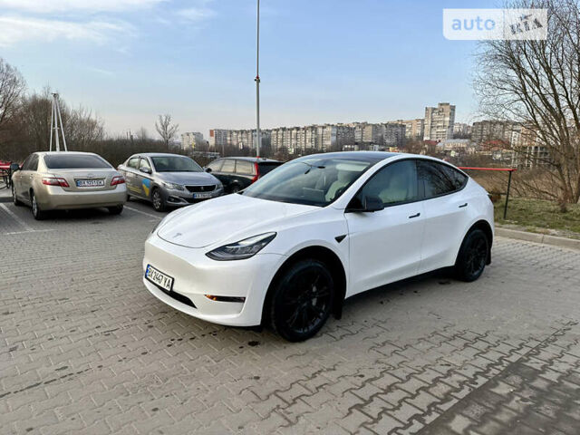 Білий Тесла Model Y, об'ємом двигуна 0 л та пробігом 45 тис. км за 37999 $, фото 11 на Automoto.ua