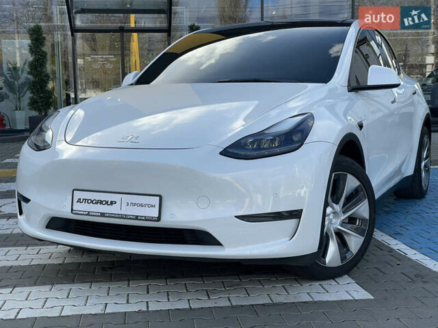 Белый Тесла Model Y, объемом двигателя 0 л и пробегом 78 тыс. км за 22900 $, фото 1 на Automoto.ua