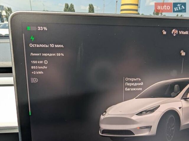 Белый Тесла Model Y, объемом двигателя 0 л и пробегом 39 тыс. км за 29500 $, фото 37 на Automoto.ua