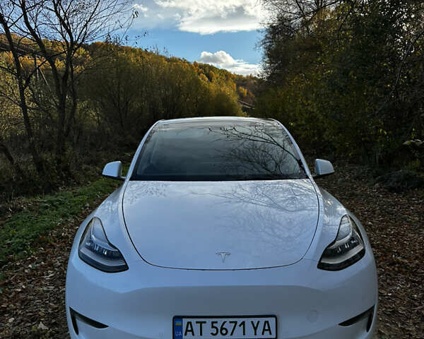 Белый Тесла Model Y, объемом двигателя 0 л и пробегом 46 тыс. км за 26150 $, фото 1 на Automoto.ua