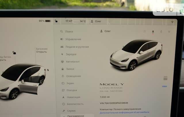 Белый Тесла Model Y, объемом двигателя 0 л и пробегом 7 тыс. км за 37500 $, фото 20 на Automoto.ua