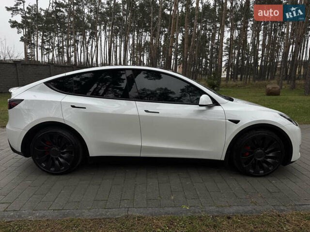 Белый Тесла Model Y, объемом двигателя 0 л и пробегом 74 тыс. км за 25700 $, фото 12 на Automoto.ua