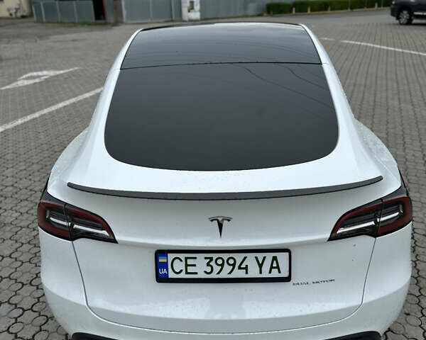 Білий Тесла Model Y, об'ємом двигуна 0 л та пробігом 49 тис. км за 32500 $, фото 13 на Automoto.ua
