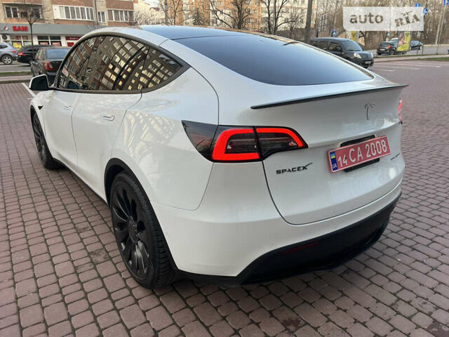 Белый Тесла Model Y, объемом двигателя 0 л и пробегом 21 тыс. км за 34999 $, фото 10 на Automoto.ua