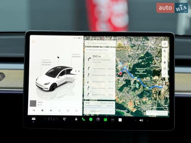 Білий Тесла Model Y, об'ємом двигуна 0 л та пробігом 60 тис. км за 28500 $, фото 23 на Automoto.ua
