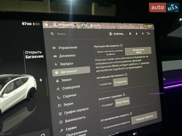 Белый Тесла Model Y, объемом двигателя 0 л и пробегом 51 тыс. км за 31000 $, фото 60 на Automoto.ua